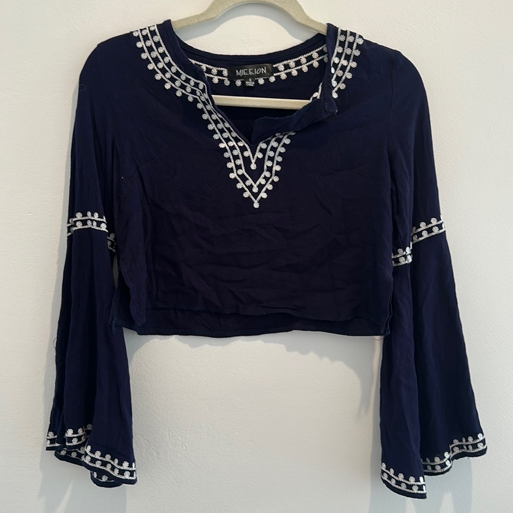 Mieeion blue top